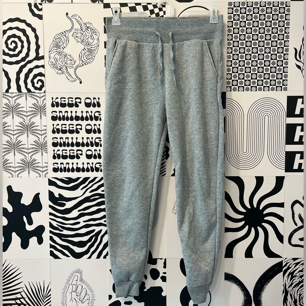 🩶Gray Drawstring Jogger Sweatpants